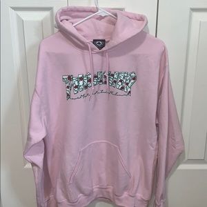Thrasher Roses Pink Hoodie